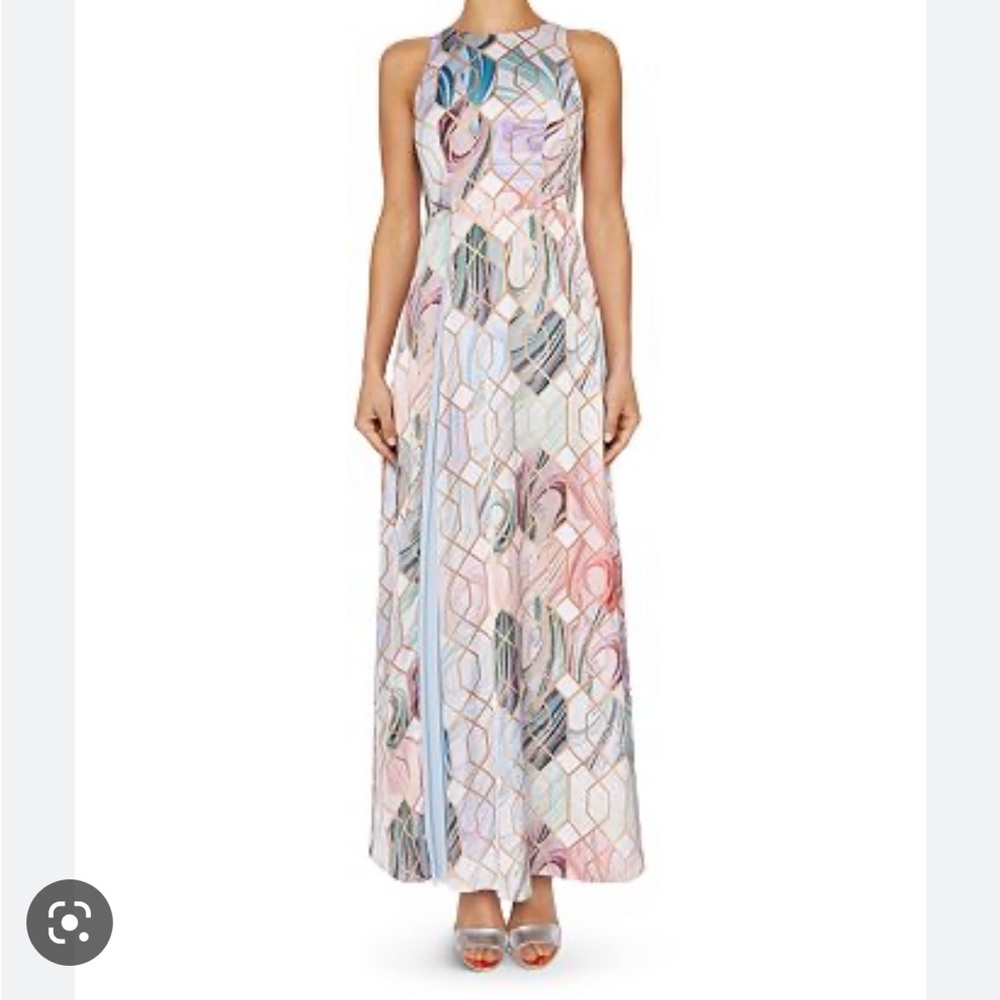 Ted Baker NWT gown dress rose gold 1
